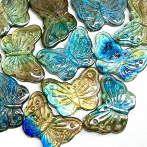 ●天然フェルスパー18点おまとめ120ct●j ルース 裸石 宝石 ジュエリー jewerly ムーンストーン 蝶 butterfly