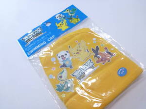 新品　ポケットモンスター　黄色　イエロー　キッズ　子ども　水泳帽　水泳キャップ　子ども　子ども