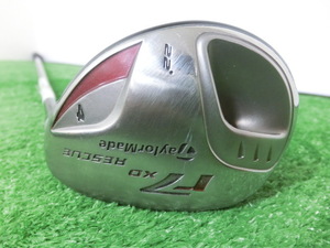 ♪TaylorMade テーラーメイド r7 XD RESCUE 4U ユーティリティ 22°/純正 シャフト REAX TIP SOFT FLEX-UNI G8568♪