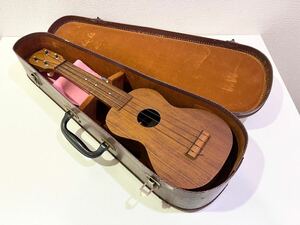 【美品】フェイマス COCOANUT UKULELE No.202 ウクレレ 楽器 ケース付き 100サイズ（286）