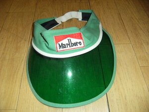 未使用★昭和レトロ★80年代★当時物 marlboro マールボロ サンバイザー 帽子★F1 レーシング 旧車 マクラーレン マルボロ アイルトンセナ