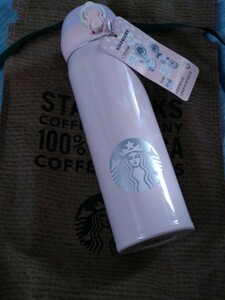 スターバックス ステンレス ボトル タンブラー サーモス 韓国 スタバ 限定 ピンク バタフライ STARBUCKS 蝶 THERMOS 