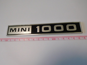 希少レア☆彡中古・MINI1000・ミニクーパー・ローバー？イノチェーン・金属製・エンブレムバッジ当時物レトロカー旧車・街道レーサー