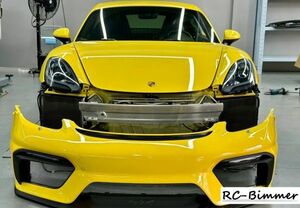 ★GT4キット◆ポルシェ 718 ケイマン / 718ボクスター用 GT4/ 718スパイダー仕様 ボディキット/バンパー/ディフューザー/ダクトカバー