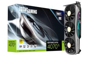 【中古】ZOTAC GAMING グラフィックスボード GeForce RTX 4070 Ti TRINITY OC ZT-D40710J-10P