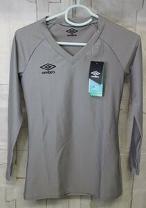 15 00989 ☆ UMBRO アンブロ インナートップス L/S パワーインナー Vネックシャツ SLV S メンズ UAS9701L【アウトレット品】