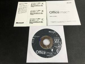 【ジャンク】Microsoft Office2011 Home&Business mac Version14.0.0