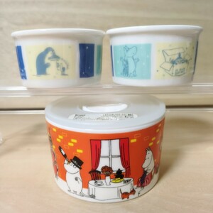 ムーミン【MOOMIN】小鉢 3点セット 磁器製 非売品