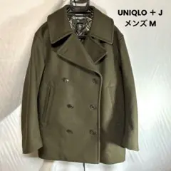 美品 UNIQLO +J ジルサンダー ウールブレンドオーバーサイズ Pコート