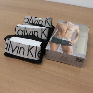 6392▲ CALVIN KLEIN カルバンクライン ボクサーパンツ 3枚パック Lサイズ ブラック