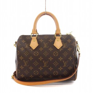 ルイヴィトン LOUIS VUITTON スピーディ バンドリエール 25 モノグラム ハンドバッグ ショルダーバッグ 2WAY 茶 ブラウン M41113