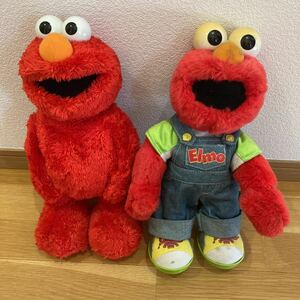 セサミストリート Sesame Street エルモ 2体セット ジャンク ぬいぐるみ いっぱいへんしんエルモ 1999年 2005年 ツクダオリジナル Elmo