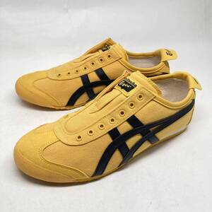 即決 定番 Onitsuka Tiger Mexico 66 Slip On キャンバス イエロー ブラック 26cm 1183A746 / オニツカタイガー メキシコ スリッポン 黄 黒