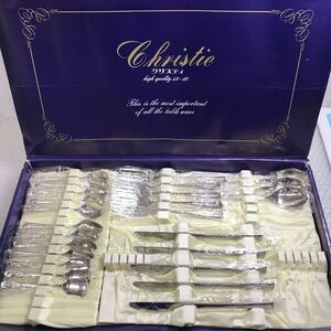 Christie クリスティ　 カトラリーセット カトラリー high quality ナイフ フォーク スプーン デザートスプーン 18-10 ステンレス　不揃い