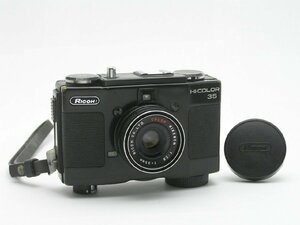 ★ハローカメラ★2707 RICOH HI-COLOR 35 黒 COLOR RIKENON 35mm F2.8 【清掃済み：整備済み】動作品 1円スタート 即決有り