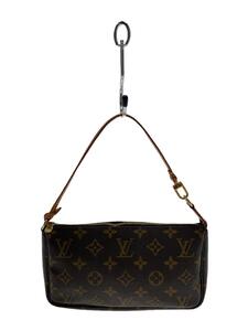 LOUIS VUITTON◆1)ポシェット・アクセソワール_モノグラム・キャンバス_BRW/PVC/BRW