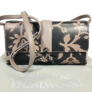 【ヴィヴィアンウエストウッド】本物 Vivienne Westwood ショルダーバッグ オーブ ショルダーウォレット 斜め掛け 財布 レザー レディース