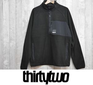 【新品】25 ThirtyTwo REST STOP ANORAK - Mサイズ - BLACK 撥水 ミドルレイヤー ジャケット スノーボード パーカー 正規品