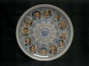 絶版　MILLENNIUM 2000 ART&MUSIC　25.6cm　陶器製記念飾り皿