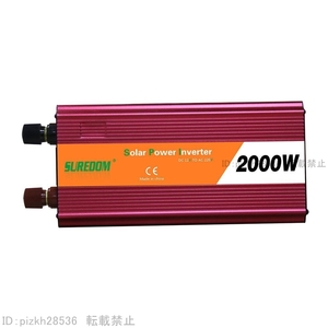 2000W 電源インバーター 車 コンバータc 12ボルト 交流220V パワーインテリジェント 温度制御 Aps293