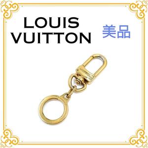 LOUIS VUITTON ルイヴィトン M62694 アノクレ キーリング キーホルダー ゴールド レディース メンズ アクセサリー チャーム 人気 特価 