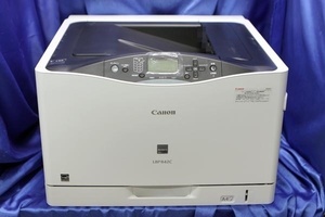 ★現状品/66209枚★ CANON/キヤノン A3対応 カラーレーザープリンター 【LBP842C】46432Y