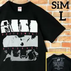 SiM Tour 2018 ビッグプリント バックプリント バンT Tシャツ