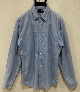 ＊ロックス ROKX シャンブレー 長袖シャツ トップス L　　　 BJBB.D