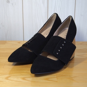 G.V.G.V. ジーヴィージーヴィー CHUNKY HEEL STRAP PUMPS★パンプス