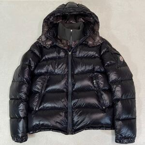 ☆超美・神サイズ☆ MONCLER 3way Zin MAYA仕様　ダウンジャケット　XL相当　4号　メンズ　ブラック　黒　モンクレール