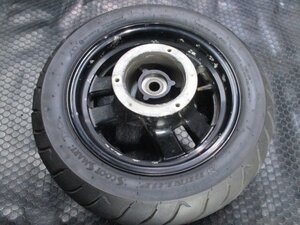 ★中古タイヤ★ダンロップ★140/70-12★4D9マジェスティ250(SG20J)用ヤマハ純正ホイール付き【K11424】