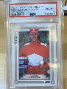 PSA10 Topps Formula eccellenza Michael Schumacher ミハエル シューマッハ フェラーリ Ferrari F1