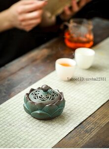 蓮の花の香炉 陶磁器 装飾品 工芸品 美術品 置物