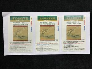 【大黒屋】 阪急阪神ホールディングス 株主回数乗車証 4回カード ×3枚 期限 2024/11/30まで