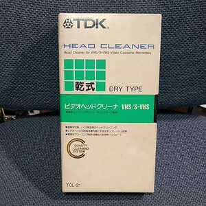 TDK乾式ビデオヘッドクリーナー　VHS用