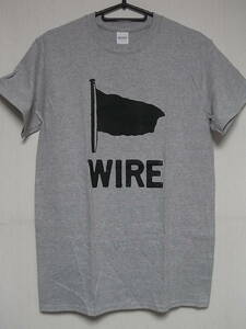 即決★新品バンドＴシャツ★ワイヤー★WIRE★グレーボディ×ブラックプリント★S/M/Lサイズ対応可能