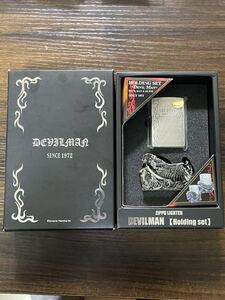 zippo DEVILMAN SILENE HOLDING SET 限定品 デビルマン シレーヌ 年代物 2000年製 SINCE 1972 デットストック シリアルナンバー NO.0391