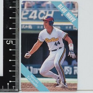 93年 カルビー プロ野球カード No.15【高橋 智 外野手 オリックス ブルーウェーブ】平成5年 1993年 当時物 Calbeeおまけ食玩BASEBALL 中古