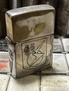 【ベトナムZIPPO】本物 1968年製ベトナムジッポー「第25歩兵師団」