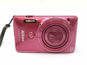１円～ 美品 Nikon ニコン COOLPIX S6900 4.5-54.0mm 1:3.3-6.3 コンパクトデジタルカメラ ピンク バッテリー付き 動作確認済み