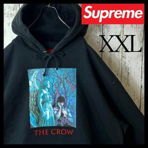 【希少】SUPREME シュプリーム ザ・クロウ コラボ パーカー XXL カナダ製 黒 青 赤