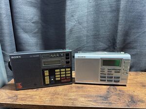 SONY ICF-SW35 ICF-7600DS 2つセットソニー ラジオ FM 昭和レトロ レトロ 1116F