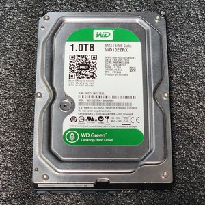 【送料無料】WesternDigtal WD Green WD10EZRX-00L4HB0 1TB 3.5インチ内蔵HDD 2014年製 フォーマット済み 正常品 PCパーツ 動作確認済