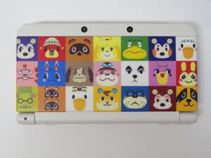 ユ■/Zこ8592　任天堂 new NINTENDO 3DS new ニンテンドー 3DS 本体 訳ありジャンク / 保証無 // きせかえプレートどうぶつの森