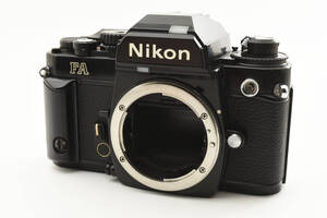 ニコン Nikon FA Black 35mm SLR Film Camera ジャンク 現状品 2212937