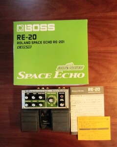 BOSS RE-20 SPACE ECHO RE-201 スペースエコー TAPE ECHO テープエコー 箱 取説付 中古品 ロカビリー 