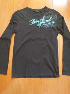 BEACHSOUND ビーチサウンド　ロングTシャツ　ブラック　M