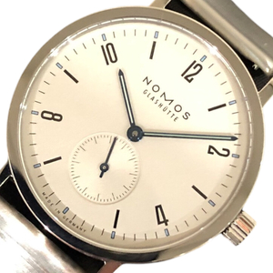 NOMOS　タンジェントスポーツ 日本35本限定 TMSW1 シルバー文字盤 ステンレス 腕時計 メンズ 中古