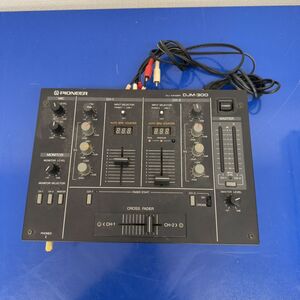 Y621-M29-512 PIONEER パイオニア DJM-300 黒 DJミキサー 機材 通電確認済み 音響機器