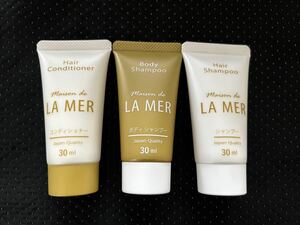 ☆LA MER/シャンプー・コンディショナー・ボディシャンプー/各30ml/旅行やお試しに☆